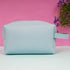 Personalized PU Box Pouch with Charm- Sky Blue